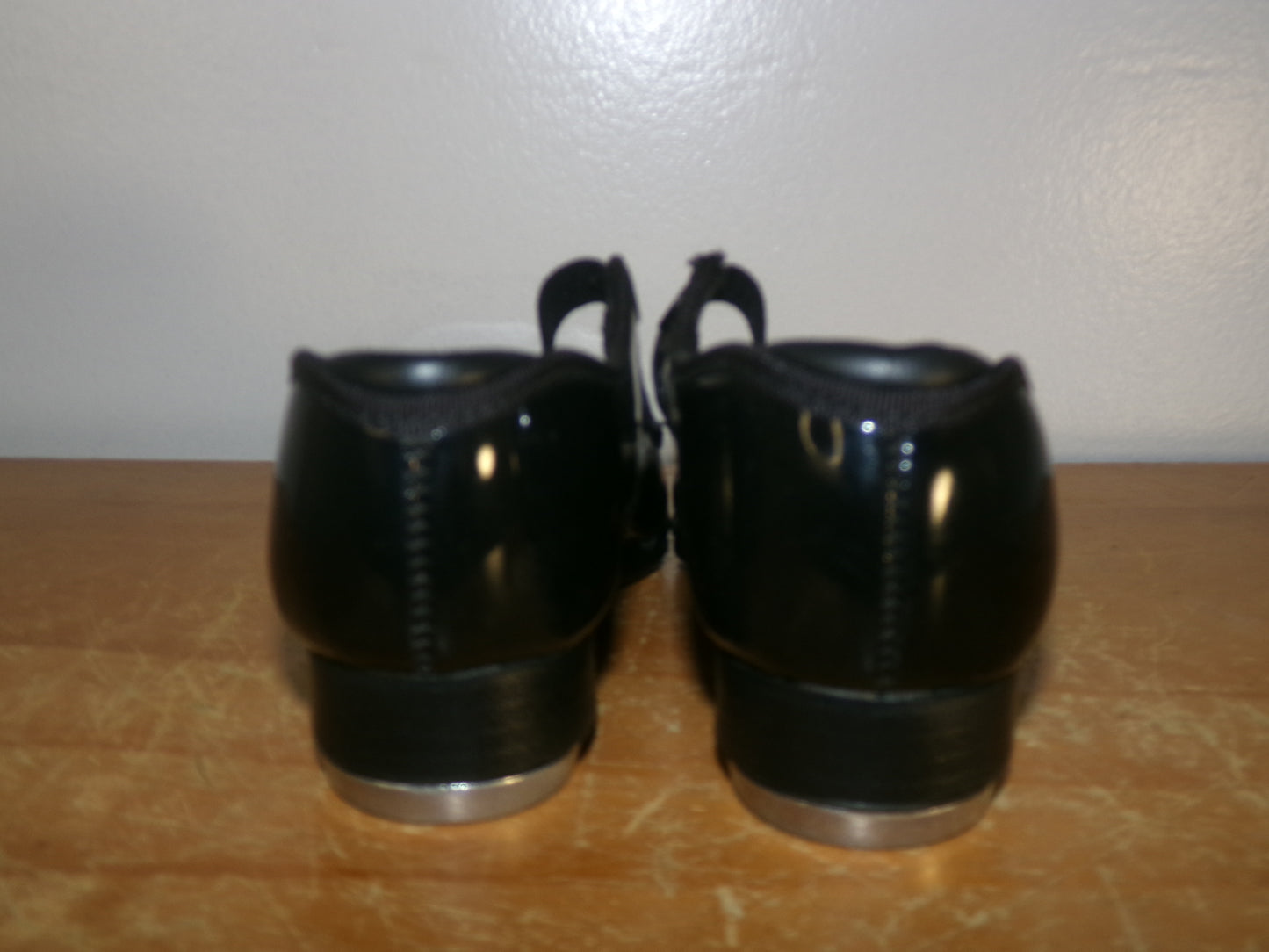 Dance Tap Shoes Capezio Toddler 6M Black Tyette  Leather Student