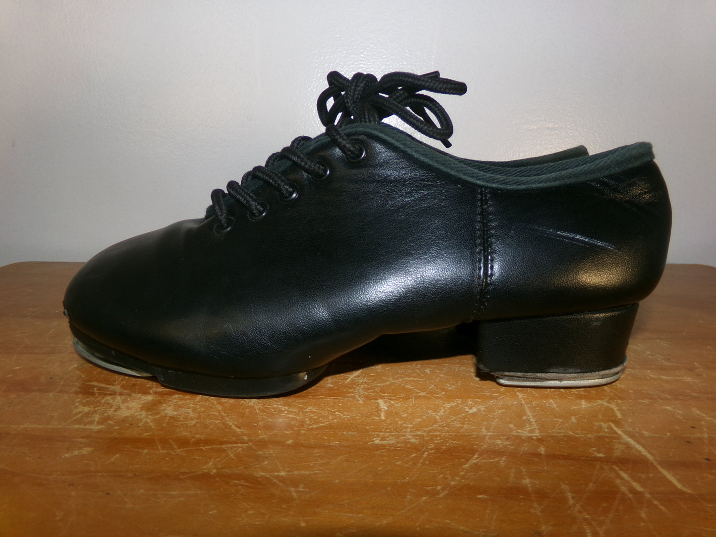Pre-Owned Buck Clogging Shoes Steven Stompers Kids 4M Oxford Split Sole Buck Taps