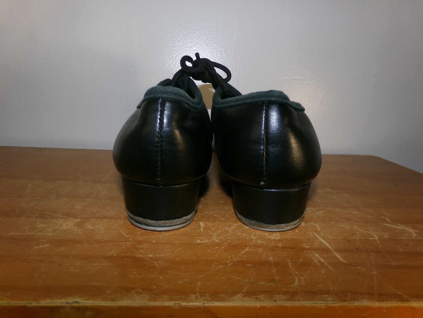 Pre-Owned Buck Clogging Shoes Steven Stompers Kids 4M Oxford Split Sole Buck Taps