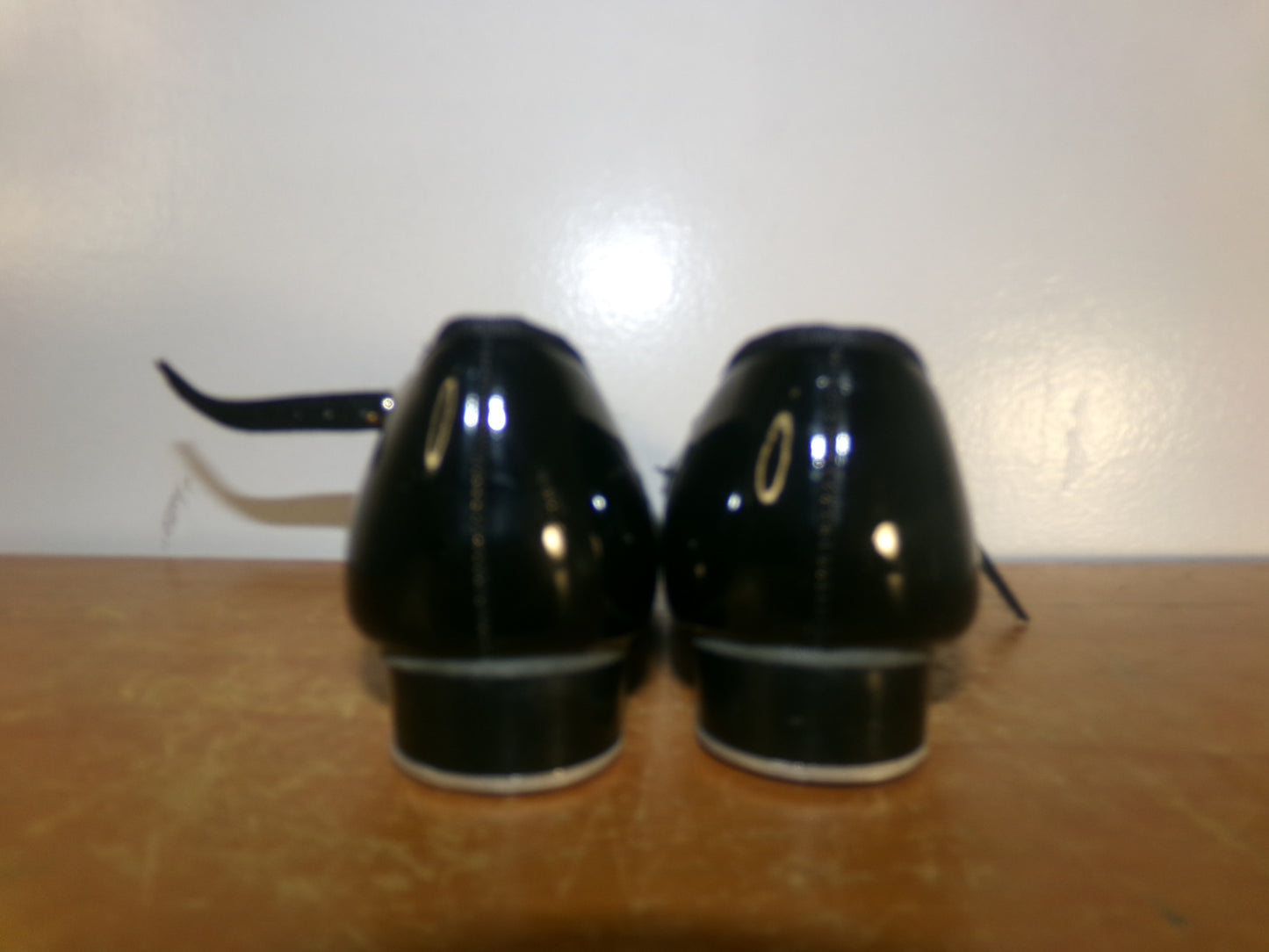 Pre-Owned Tap Shoes Revolution Black Kids 11.5 Mary Jane Buckle 821