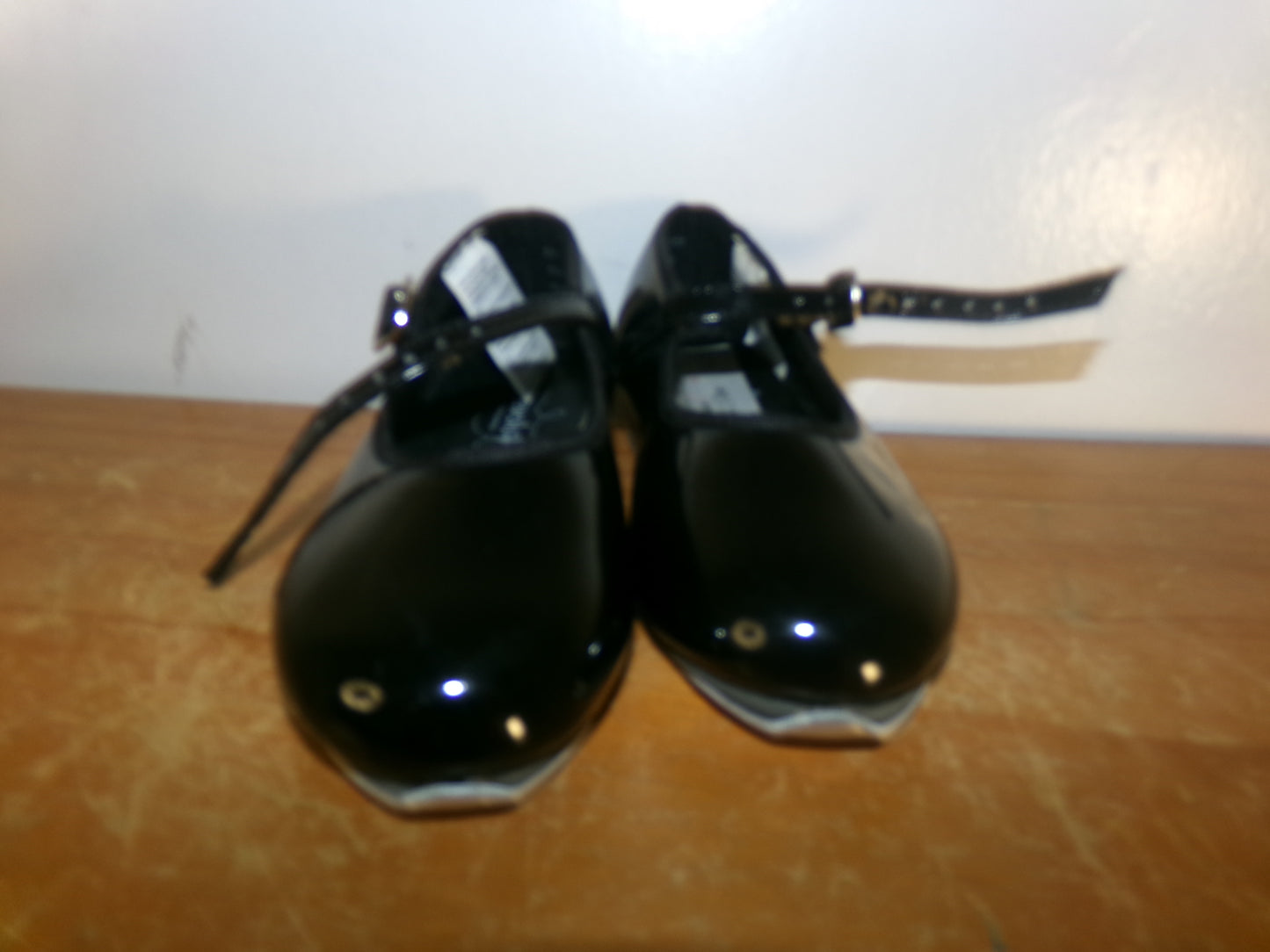 Pre-Owned Tap Shoes Revolution Black Kids 11.5 Mary Jane Buckle 821