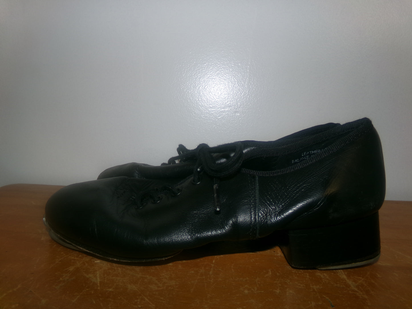 Pre-Owned Clogging Shoes Steven Stompers Adult 6M Oxford Leather Split Sole