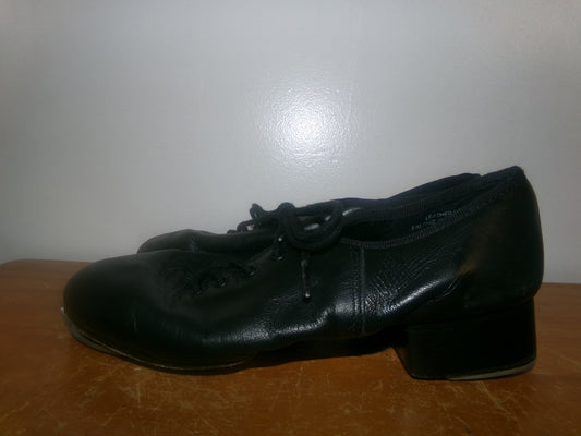 Pre-Owned Clogging Shoes Steven Stompers Adult 6M Oxford Leather Split Sole