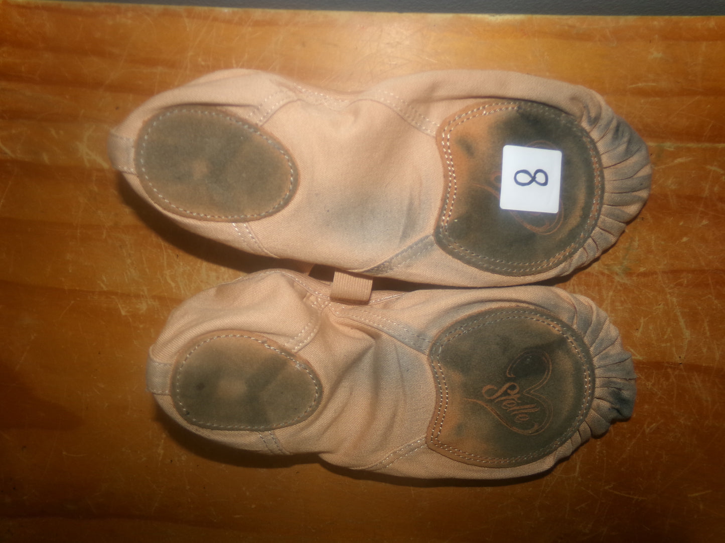 Pre-Owned Ballet Shoes Revolution 150 Pink Adult 6M Leather Split Sole Stretch
