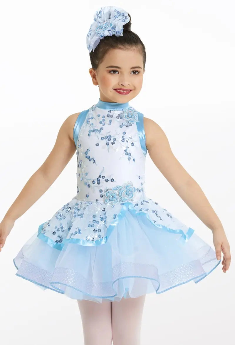 Pre-Owned Costume Weissman 11807 Small Child Pink Tutu Dress Ballet YAGP Sequin