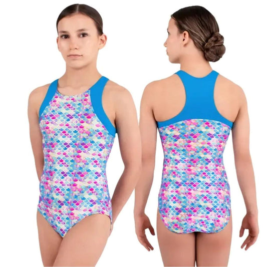 NEW Gymnastics Leotard Eurotard Mermaid Child Sizes Acro Tumbling