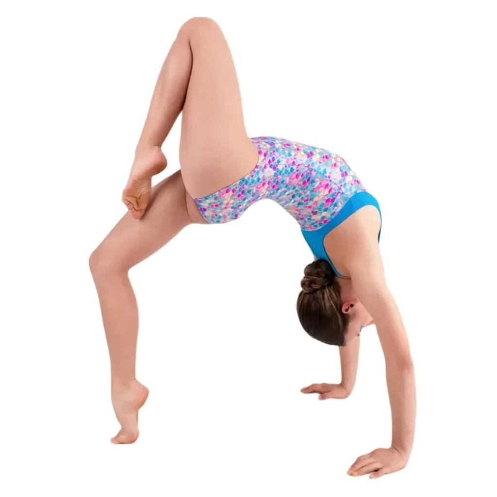 NEW Gymnastics Leotard Eurotard Mermaid Child Sizes Acro Tumbling
