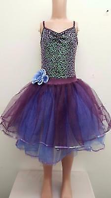 Pre-Owned Costume Weissman  8854 Intermediate Child Purple  Ballet