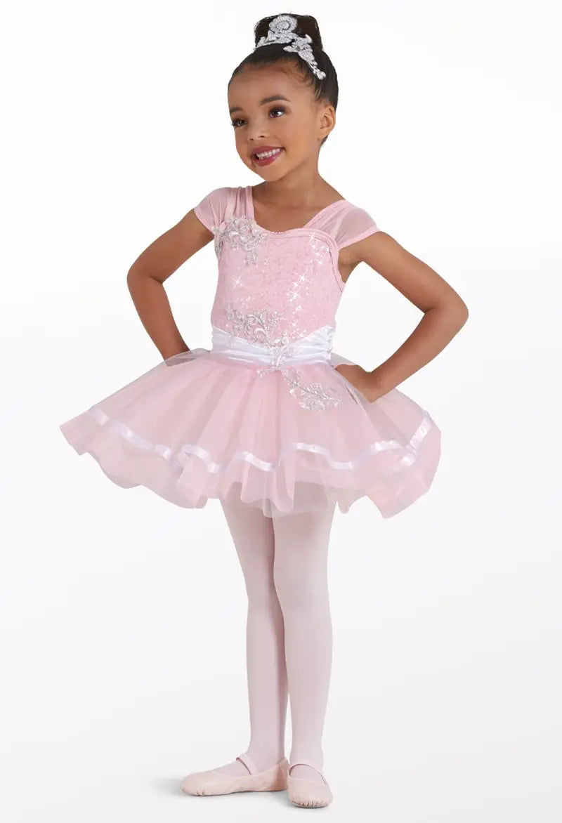 Pre-Owned Costume Weissman  11981 Small Child Pink Tutu Ballet Sequin