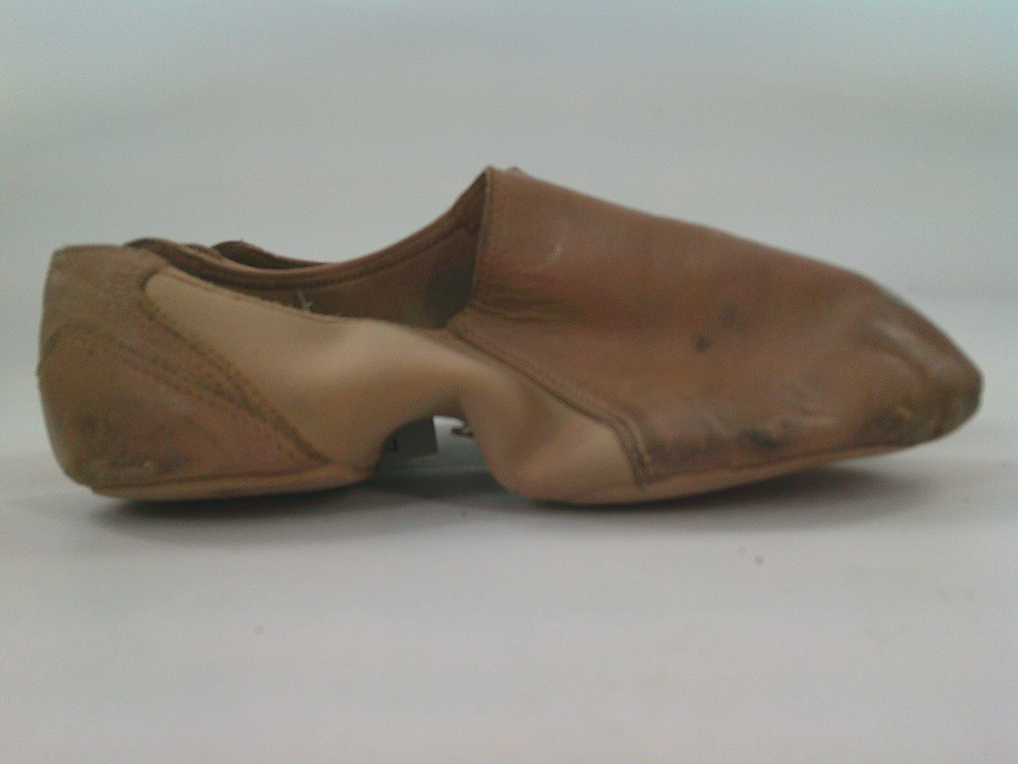 Pre-Owned Jazz Shoes Bloch Adult 7.5M  Leather Slip On Split Sole