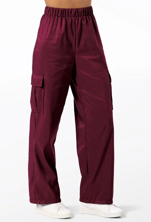 Pre-Owned Cargo Pants Weissmans 14548 Medium Adult Burgundy Hip Hop jazz
