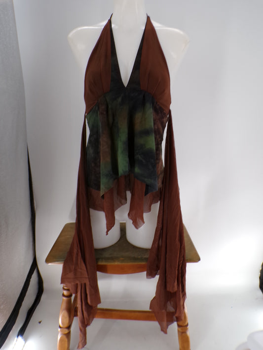 Pre-Owned Costume Funky Diva   Medium Adult Brown  Contemporary