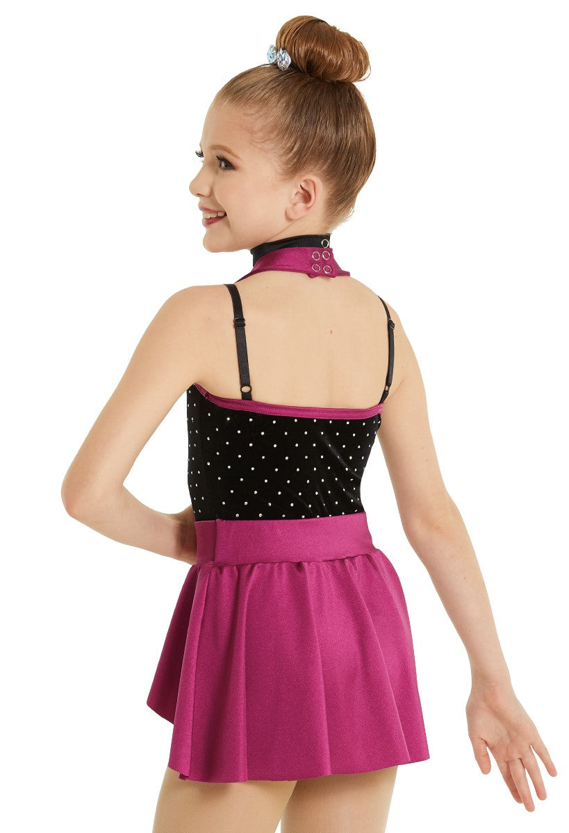 Pre-Owned Costume Weissman  12047 XL Child Purple 2 in 1 Ballet Jazz