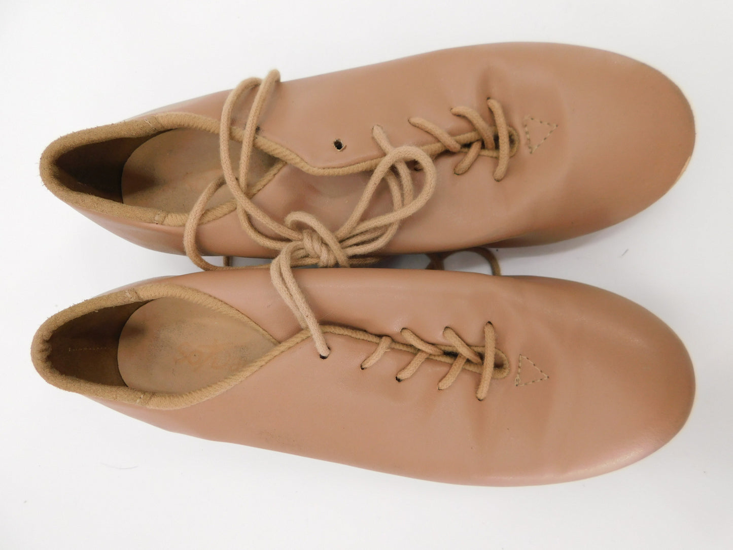 Pre-Owned Tap Shoes SoDanca Adult 3M Oxford Leather Lace Up Student