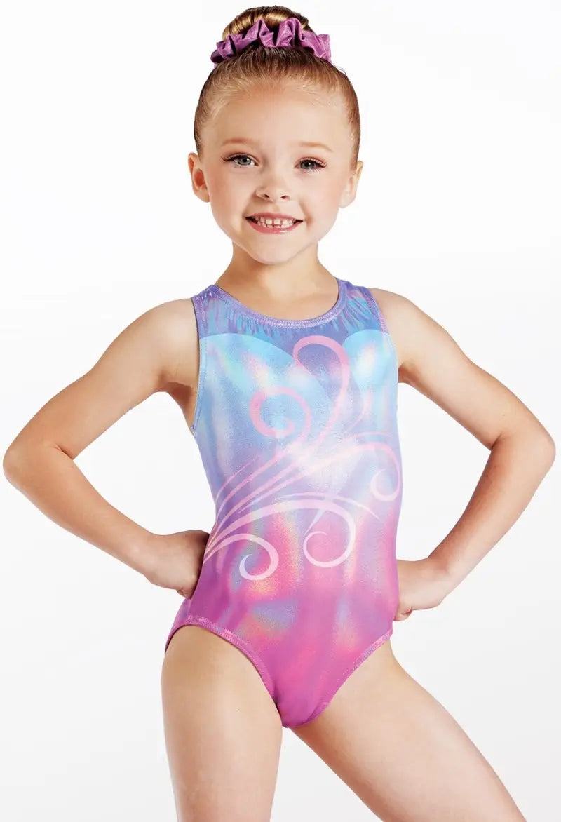 NEW Gymnastics Leotard Balera Shimmer Pink Small Child Tumbling Acro