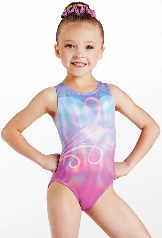 NEW Gymnastics Leotard Balera Shimmer Pink Small Child Tumbling Acro