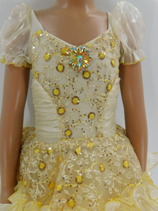 Pre-Owned Costume Glamour   XS Child Yellow  Ballet