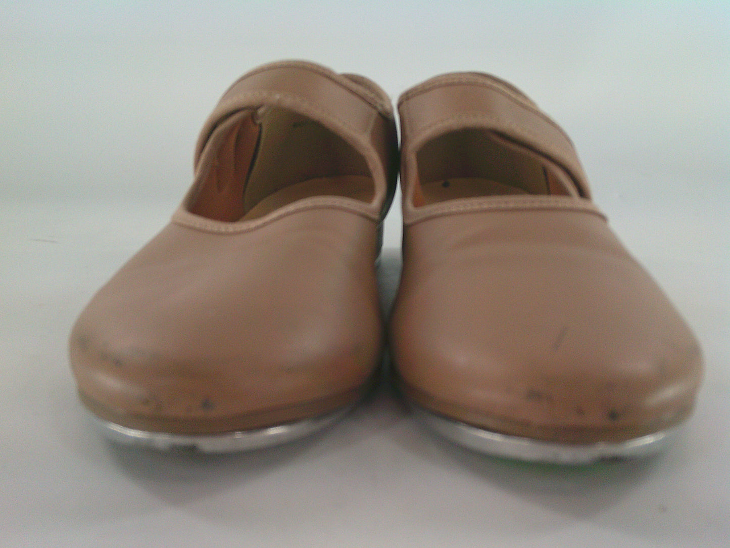 Pre-Owned Tap Shoes SoDanca Adult 5M Mary Jane Leather Loop Strap