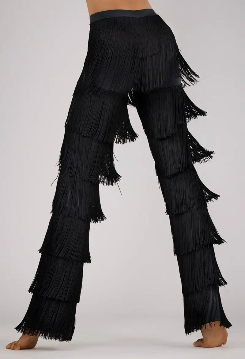 New Fringe Pants Weissman 15503 Hot Pink Medium Adult Latin Clogging Jazz