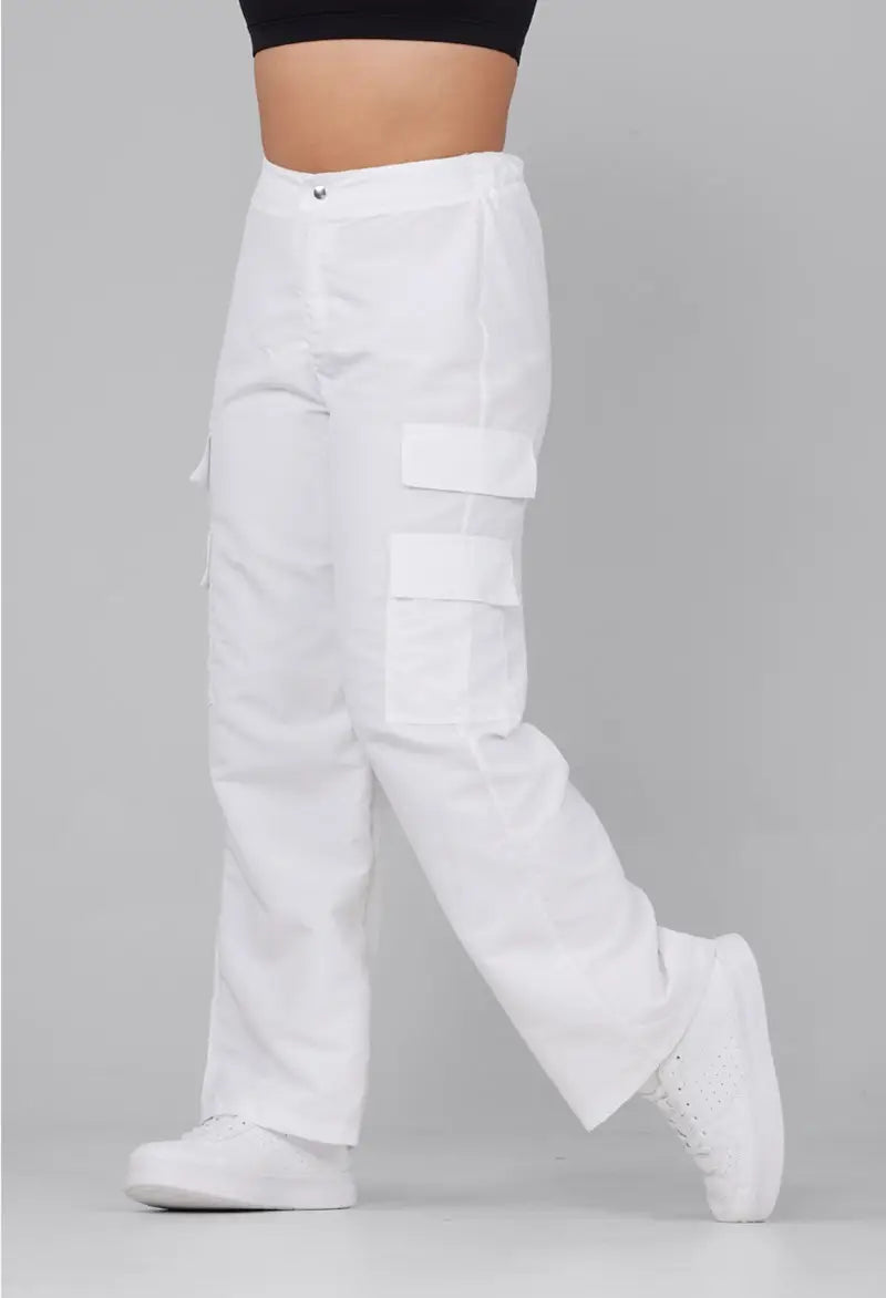 Pre-Owned Costume Pants Weissman 15515 White Large Child Hip Hop Clogging