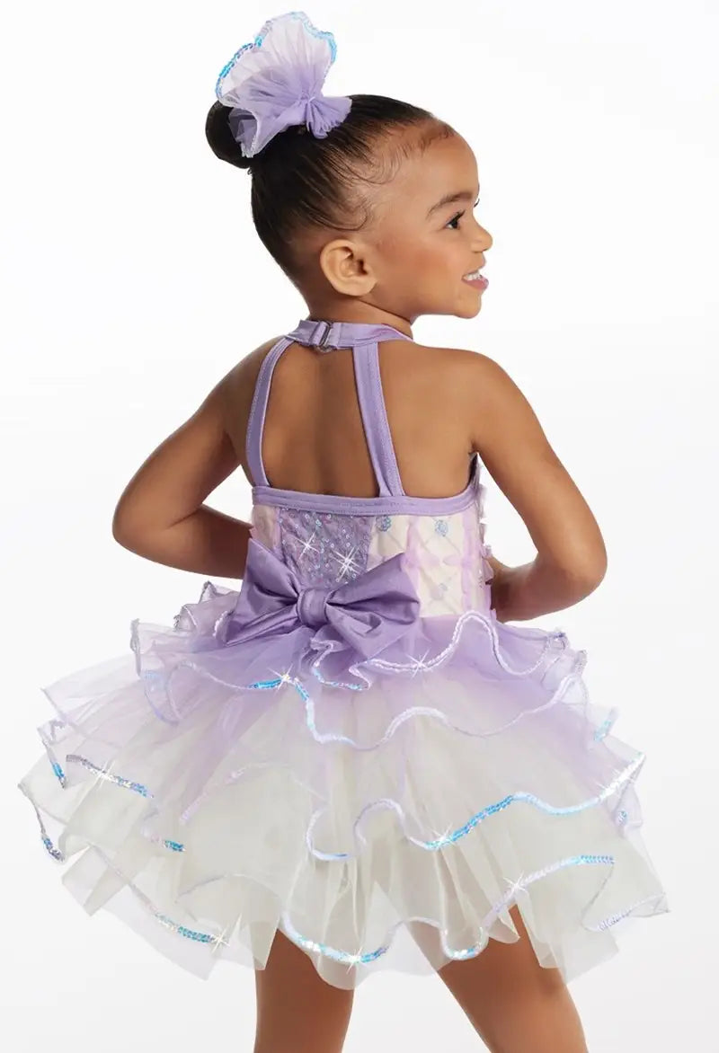 Pre-Owned Costume Small Child Lavender Weissman 17020 Tap Ballet Dress Up Sequin Dress Tutu