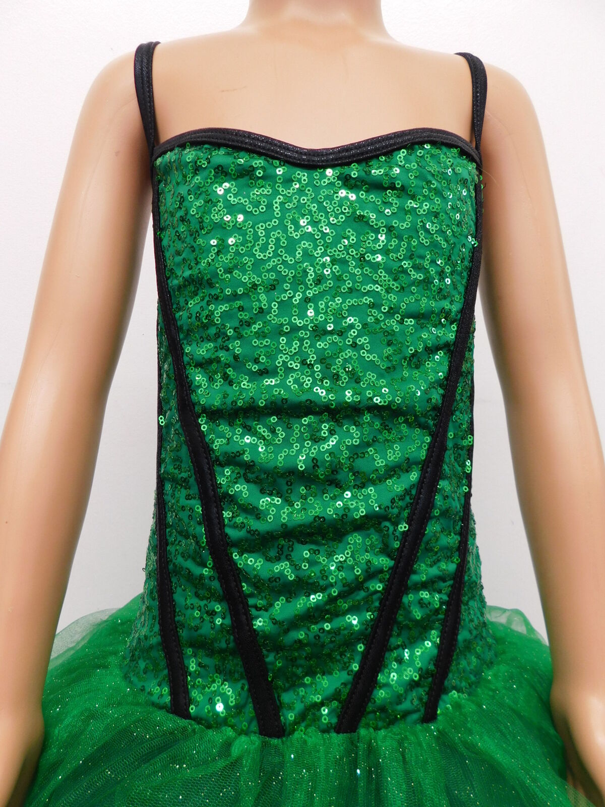 Pre-Owned Costume Curtain Call  E781 Large Child Kelly Green  Ballet