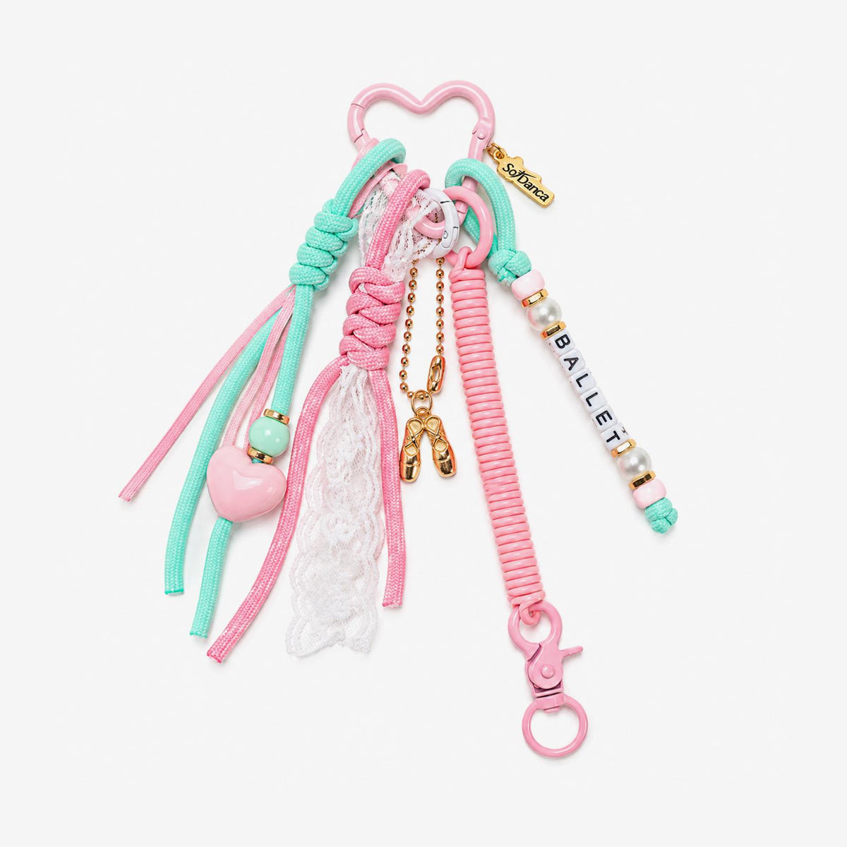 New - Beaded Key Ring Zipper Pull
