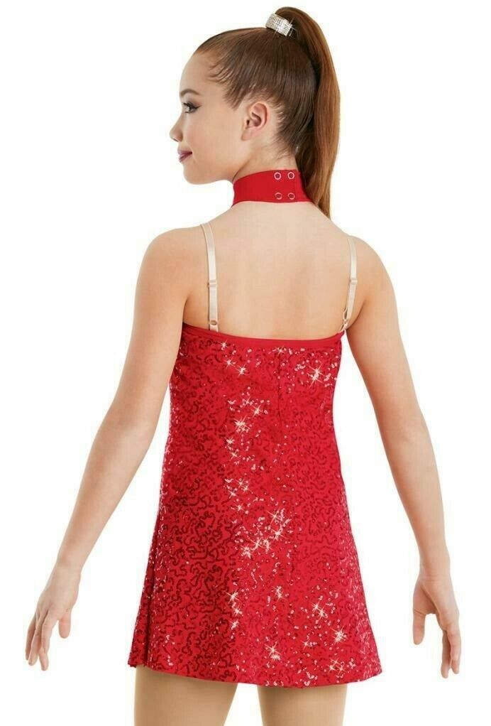 Pre-Owned Costume Weissman  11077 Int Child Purple Dress Jazz Sequin