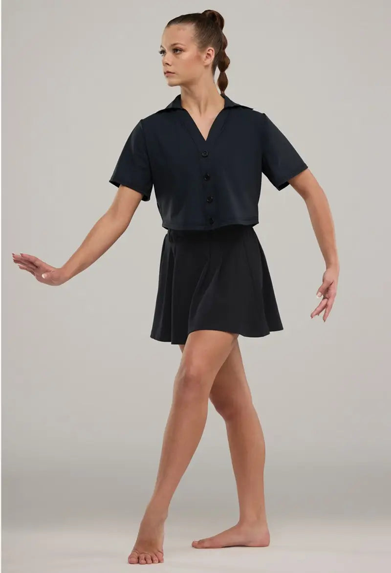 Pre-Owned Costume Top Weissman 18580 Small Adult Black Jazz Contemporary
