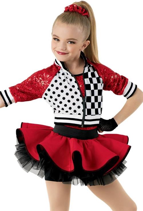 Pre-Owned Costume Weissman  10101 XL Child Red Jacket Jazz Sequin Race
