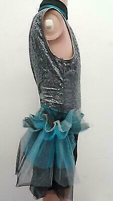 Pre-Owned Costume Curtain Call  E1599 Small Adult Gray  Jazz