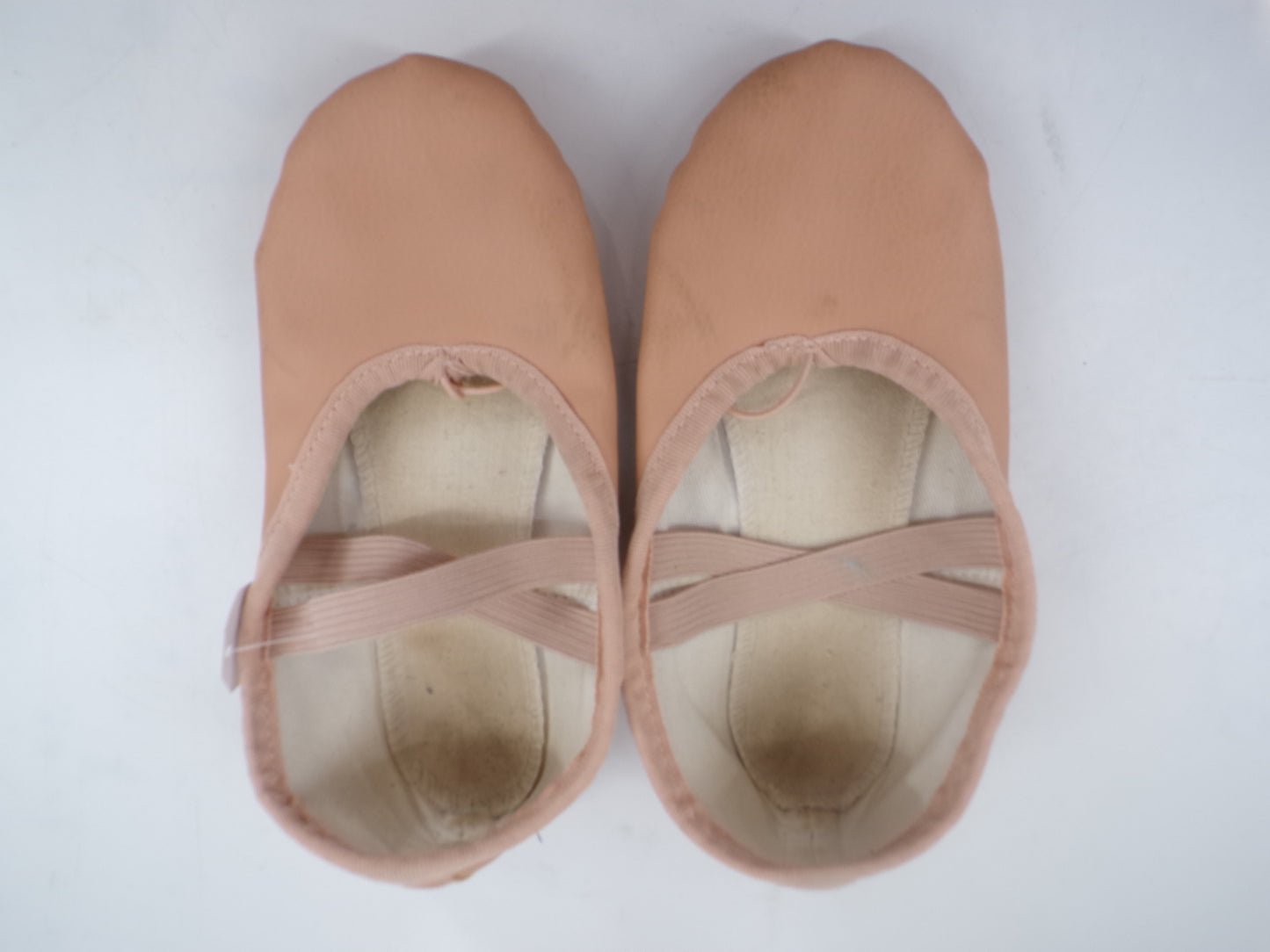 Pre-Owned Ballet Shoes Stelle Big Kid 3M Tie Drawstring Leather Single Strap Full Sole