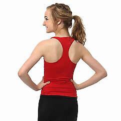 Pre-Owned Tank Top Body Wrappers   Large Child Red  Jazz Tap Hip Hop