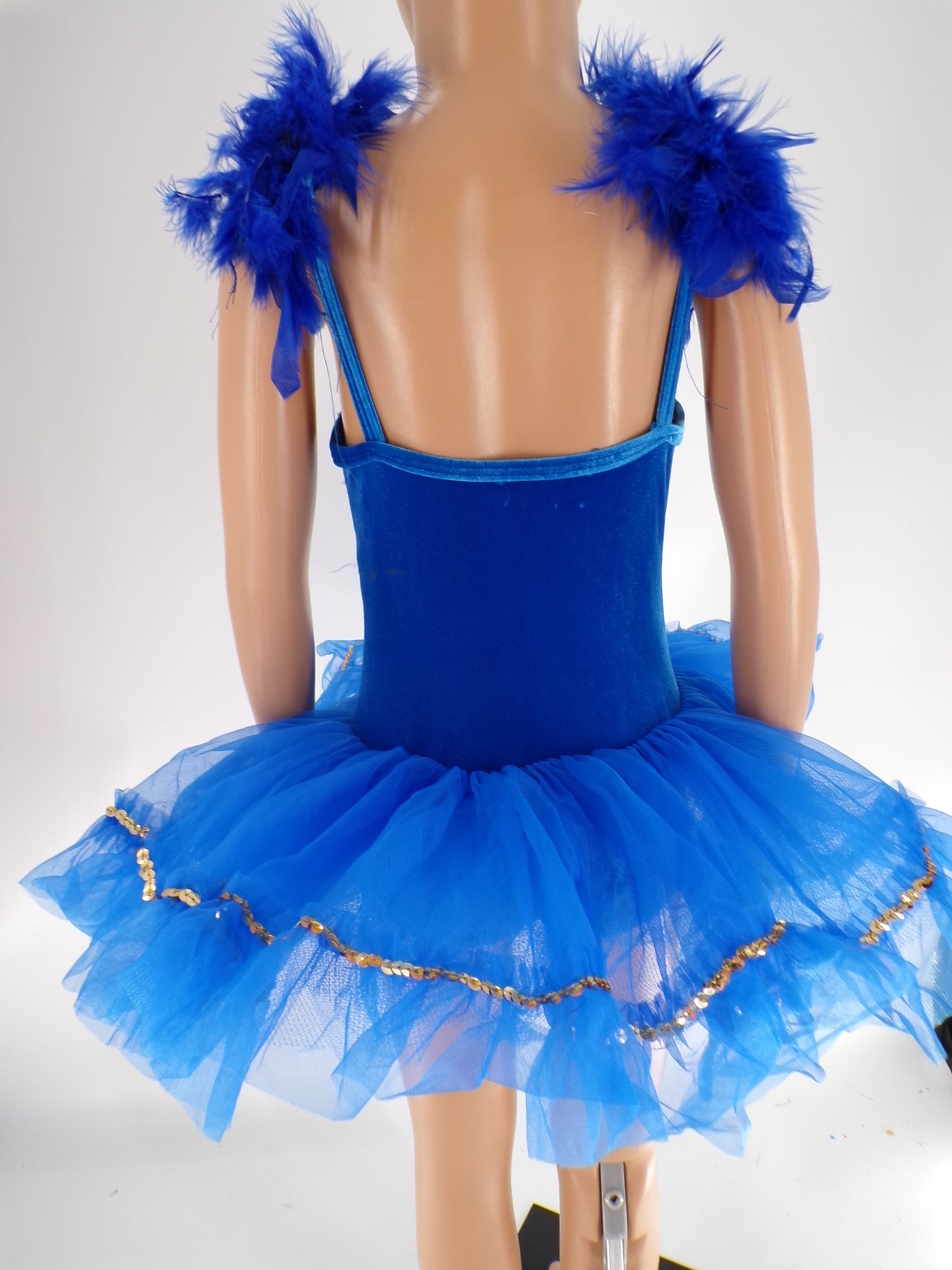 Pre-Owned Costume Curtain Call  E2592 XS Child Royal Blue  Jazz