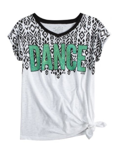 Pre-Owned T-Shirt Justice   Medium Child Green  Jazz