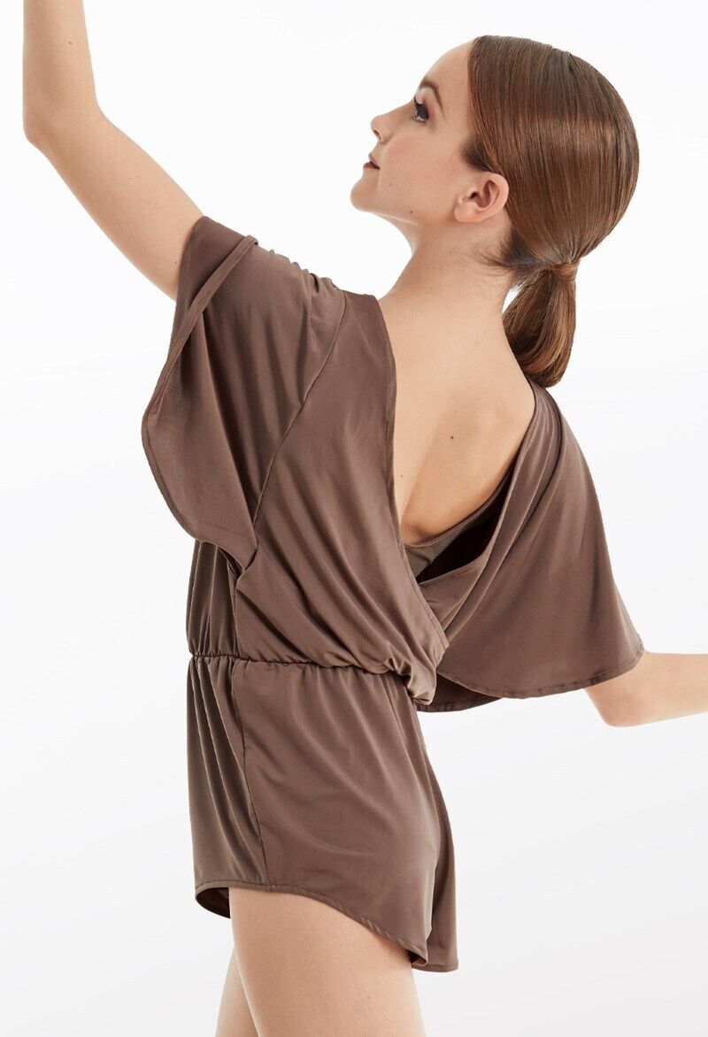 Pre-Owned Costume Romper Balera  MJ11095 Large Adult Burgundy  Contemporary