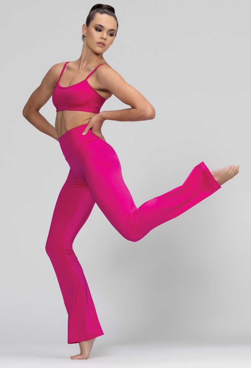 Pre-Owned Crop Top Balera  SH11076 XS Adult Dark Pink  Hip Hop Clogging