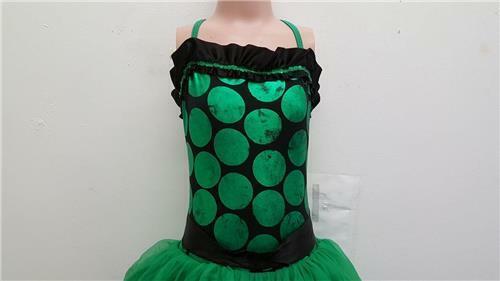 Pre-Owned Costume Curtain Call  E330 Small Child Kelly Green  Jazz