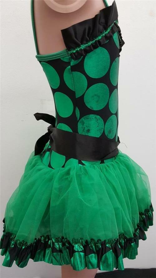 Pre-Owned Costume Curtain Call  E330 Small Child Kelly Green  Jazz