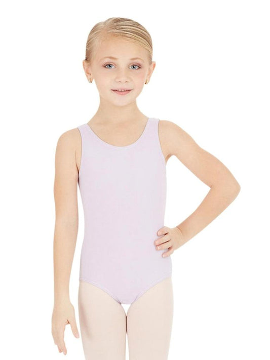 Pre-Owned Leotard Body Wrappers BWC115 Lavender Large Child Cotton Tank Ballet Tap