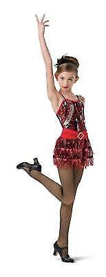 Pre-Owned Costume Gallery   Small Child Red Fringe Jazz Sequin