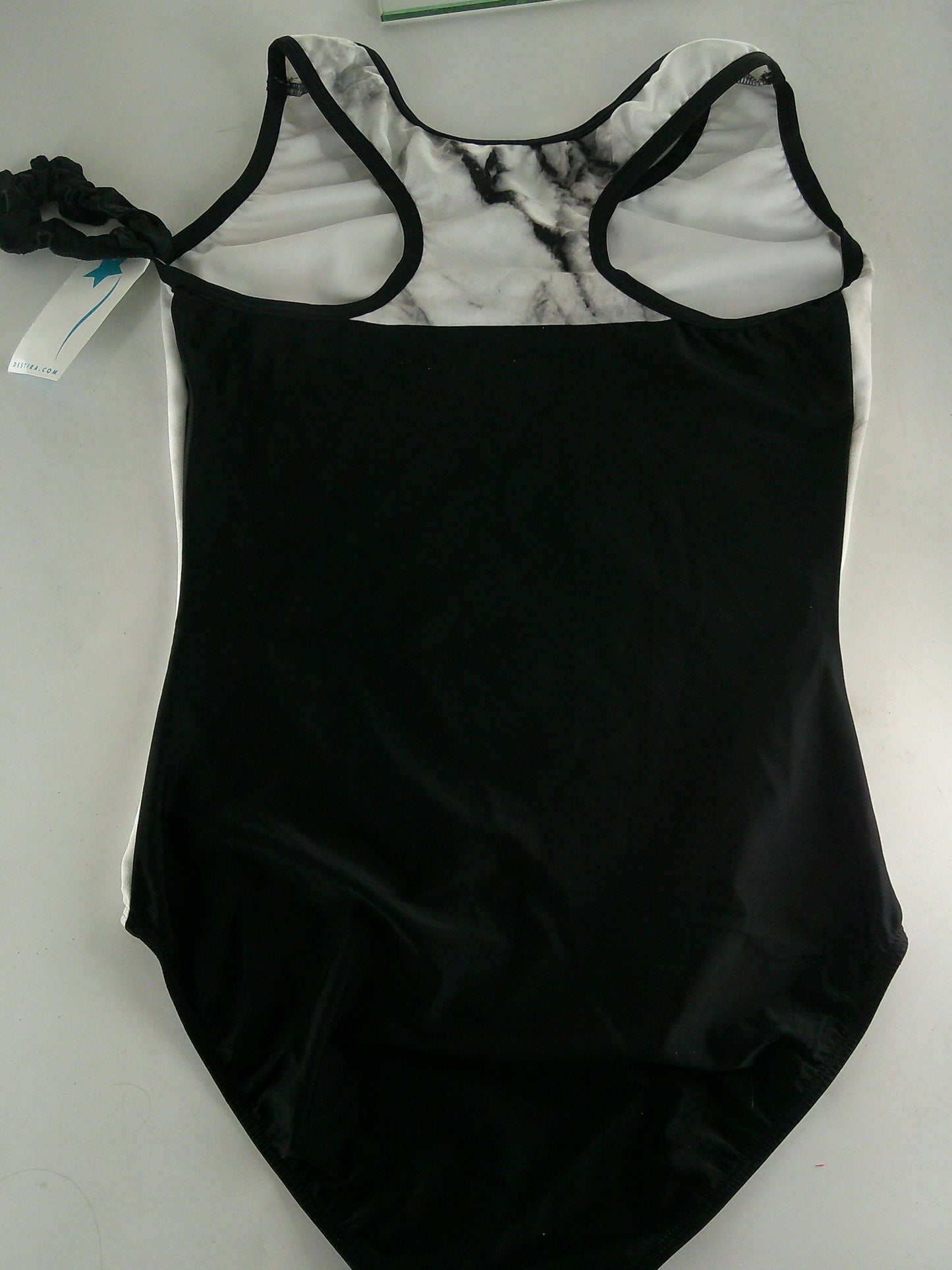 New Leotard Destira Marbulous Womens White Marble  Acro Tumbling