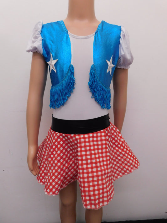 Pre-Owned Costume Art Stone  5081 Medium Child Red  Jazz