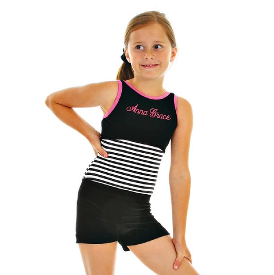 Pre-Owned Gymnastics Shorts Black Velvet Small Child