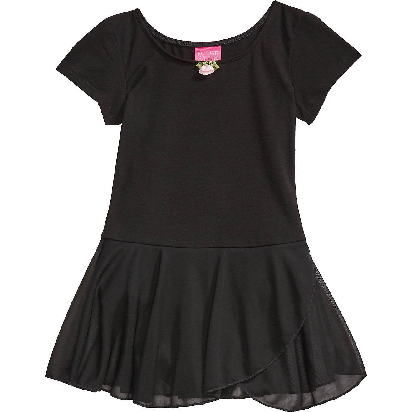Pre-Owned Leotard Dress Capezio  FS6533C Small Child Black  Ballet Tap