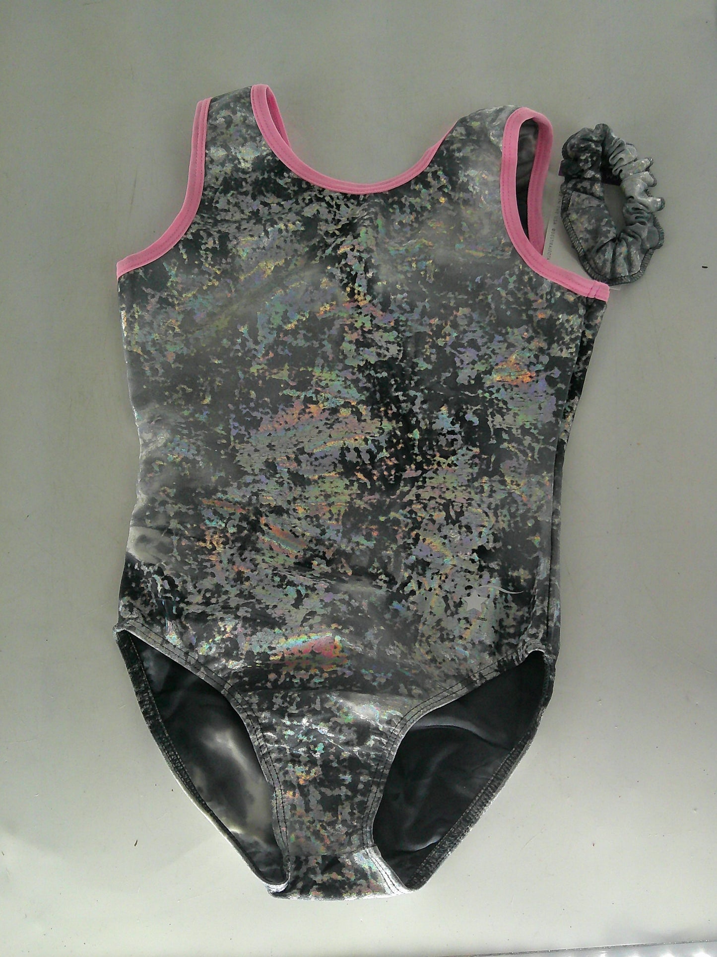 New Leotard Destira Glimmer Kids  Silver Pink  Acro Tumbling