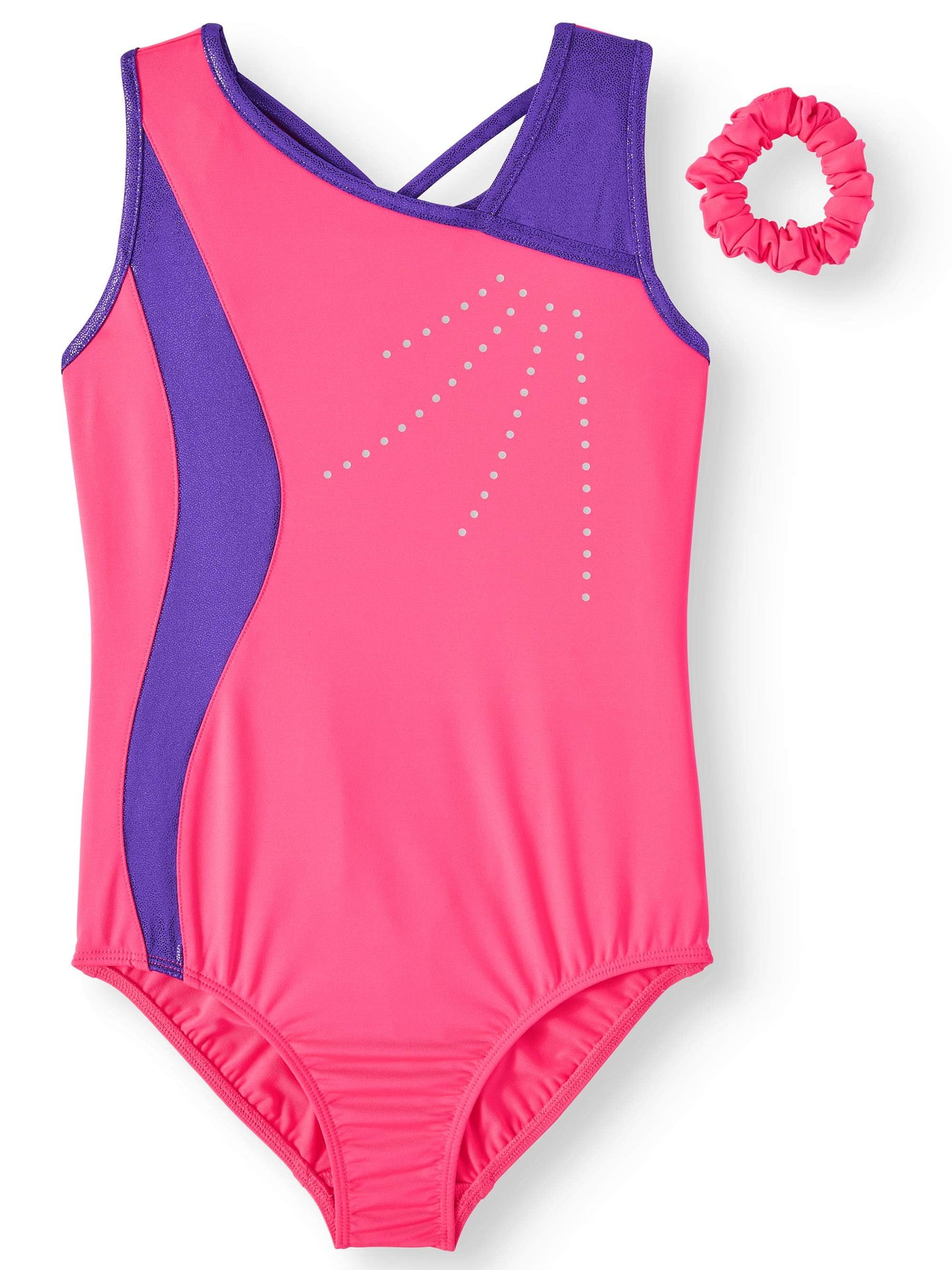 Pre-Owned Leotard Danskin Now   Medium Child Pink  Acro Tumbling