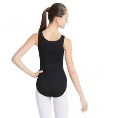 Pre-Owned Leotard Capezio  CC200 Large Child Black  Ballet Tap Jazz