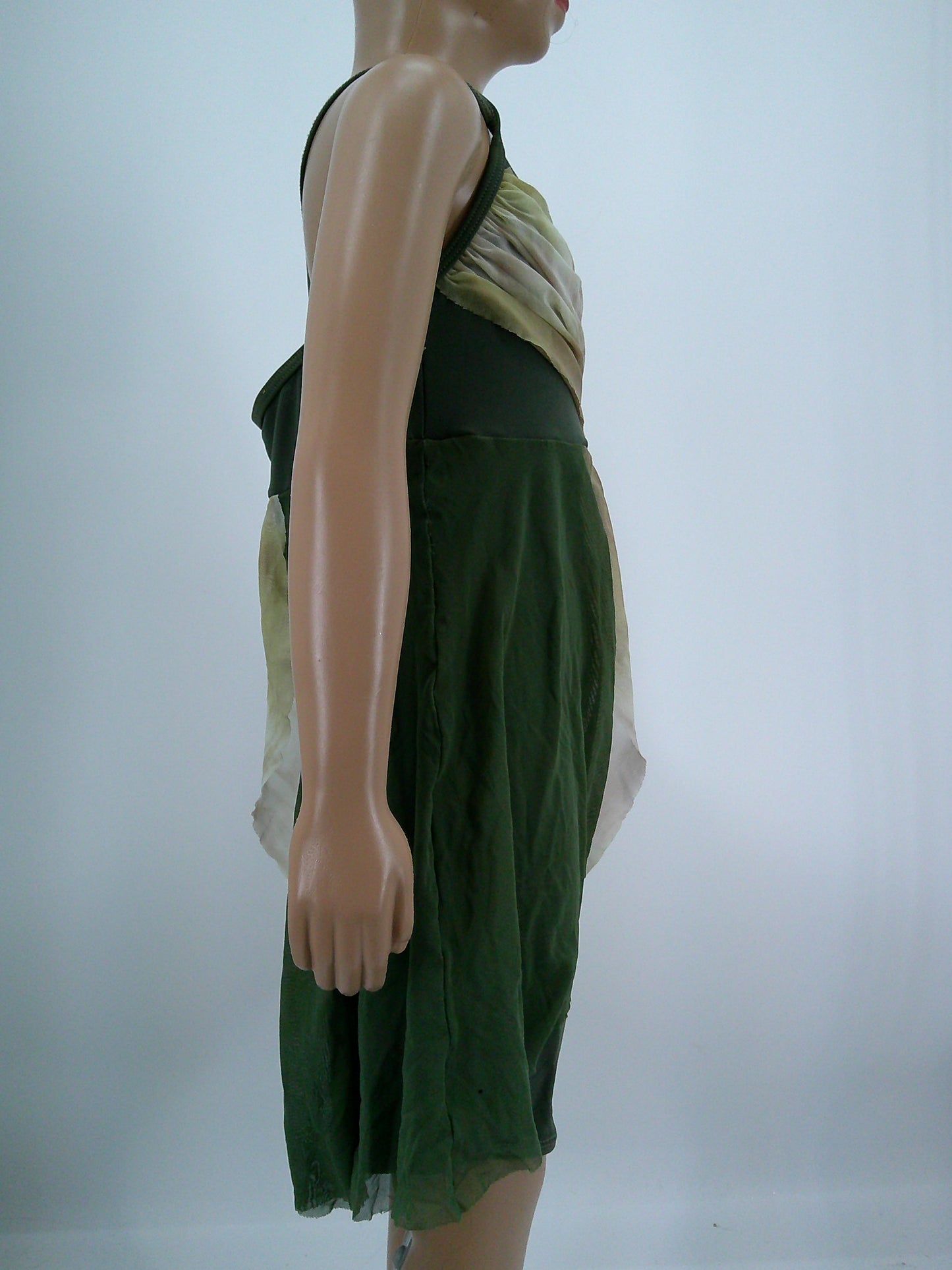 Pre-Owned Costume Weissman  4784 Medium Child Green Dress Lyrical
