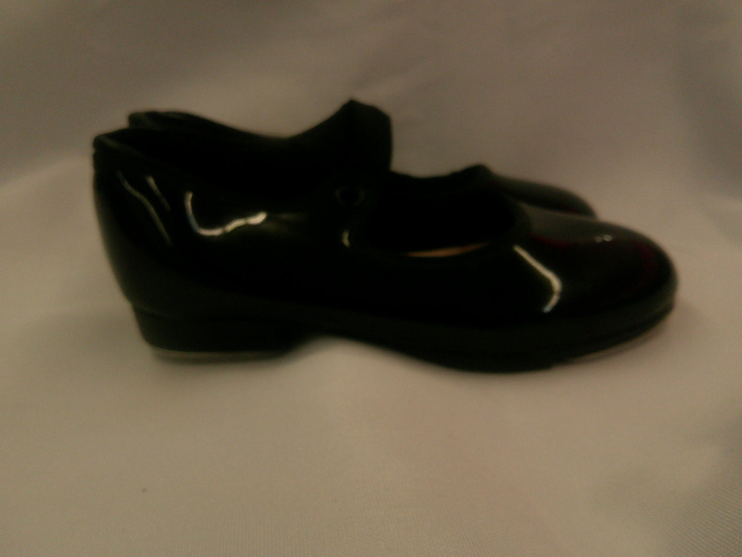 Pre-Owned Tap Shoes Capezio Toddler 9.5M Tyette Man Made Elastic Student